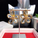 AAA Replica Celine Crystal Flower Earrings